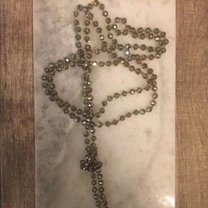 Long Beaded Wrap Necklace